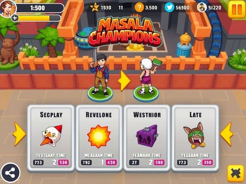 Masala Mayhem Champions Game Screenshot
